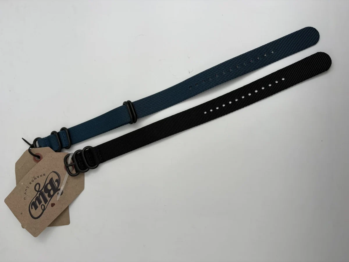 DALUCA WATCH STRAP 18MM BLUE AND BLACK, photo 2