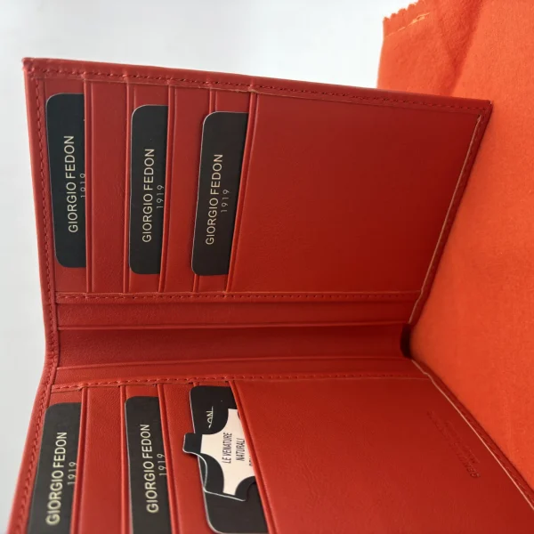 ORANGE PASSPORT HOLDER